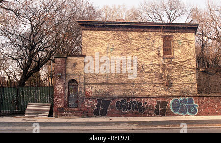 Flushing Avenue - Brooklyn Navy Yard Stock Photo