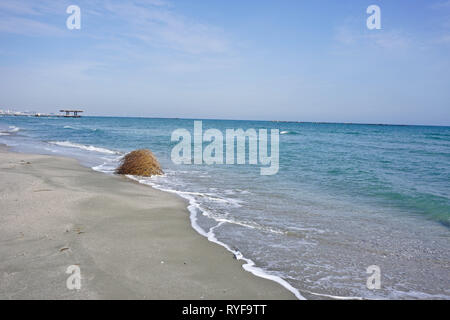 Post cards, Black Sea, blue waters and old buildings Stock Photo