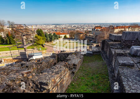 roman gallo theater, Fourvière hill, Lyon roman gallo theater, Fourvière hill, Lyon