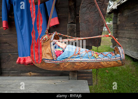 Sami Park in Karasjok, Finnmark County, Norway Stock Photo