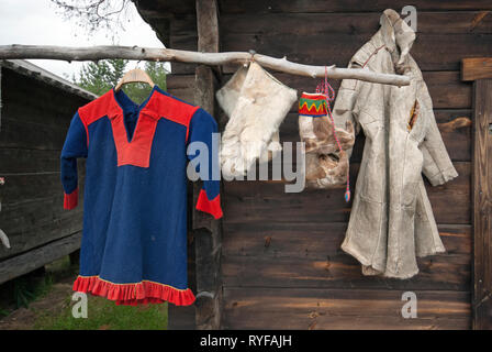 Sami Park in Karasjok, Finnmark County, Norway Stock Photo