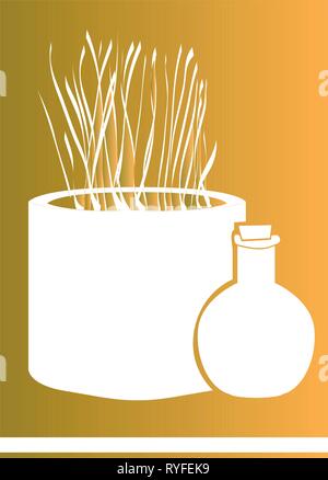 Isolated perfume bottle Stock Vector