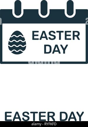 Easter Day icon. Creative element design from easter icons collection. Pixel perfect Easter Day icon for web design, apps, software, print usage Stock Vector