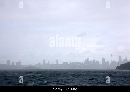 Travel Australia.  Views and scenics Australia.  Sydney Harbour  waterfront and the city of Sydney, New South wales, Australia. Stock Photo