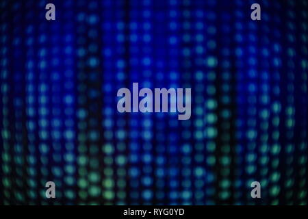 blue green bokeh background. defocus light for abstract concept. Stock Photo