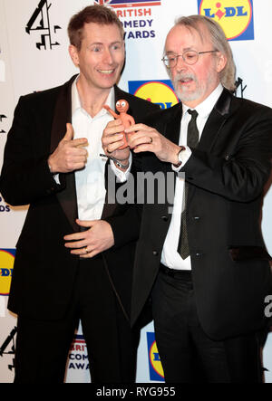 Dec 16, 2014 - London, England, UK - British Comedy Awards, Fountain Studios, Wembley - Red Carpet Arrivals Photo Shows: Morph Stock Photo