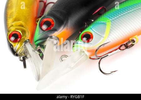 Closeup shot of fishing lures Stock Photo - Alamy
