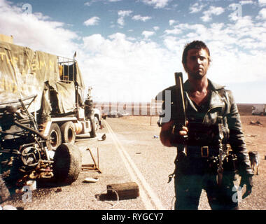 MEL GIBSON, MAD MAX 2: THE ROAD WARRIOR, 1981 Stock Photo