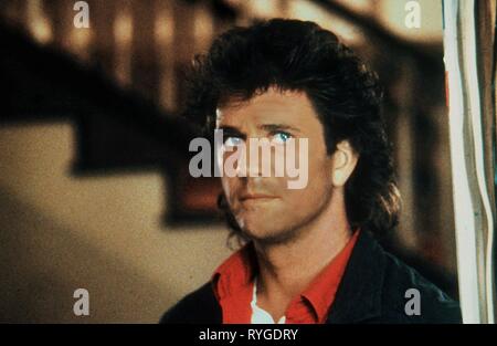 MEL GIBSON, LETHAL WEAPON, 1987 Stock Photo