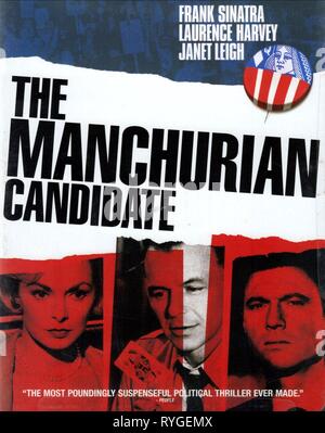 JANET LEIGH, FRANK SINATRA, LAURENCE HARVEY POSTER, THE MANCHURIAN CANDIDATE, 1962 Stock Photo