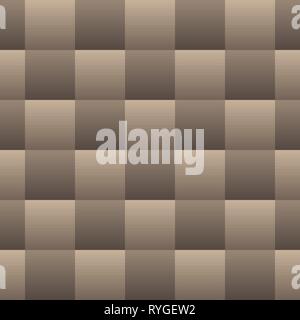 Natural Tone Gradient Checkered Basketweave Seamless Repeating Pattern Background Vector Illustration Stock Vector