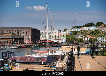 Floating Harbour, Bristol, UK Stock Photo