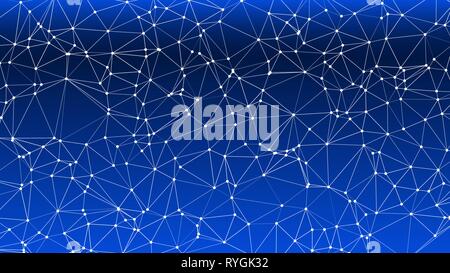 Abstract triangles shapes and circles dots vector layout Stock Vector