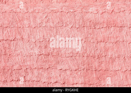 Vintage pink cement wall background and texture Stock Photo