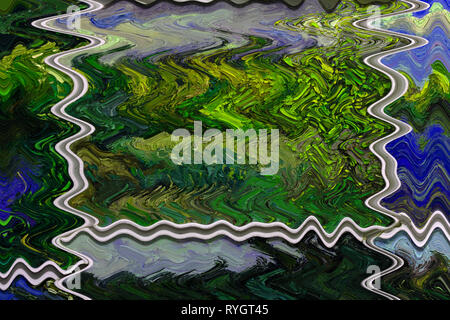 Blue Texture Watercolor Abstract Background blurred decoration Stock Photo