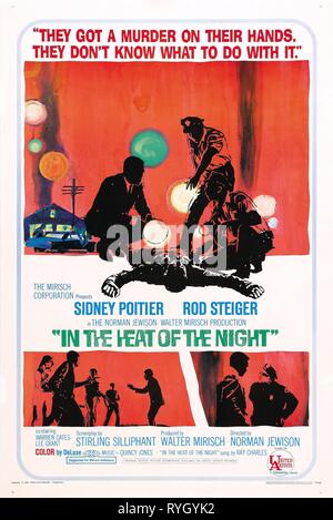 MOVIE POSTER, IN THE HEAT OF THE NIGHT, 1967 Stock Photo