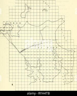 An ecologically annotated checklist of the vascular flora at the Chesapeake Bay Center for Field Biology, with keys  ecologicallyanno00smit Year: 1968  HECTARE COORDINATES OF IVY NECK AND CORN ISLAND Stock Photo