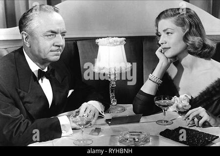 WILLIAM POWELL, LAUREN BACALL, HOW TO MARRY A MILLIONAIRE, 1953 Stock Photo