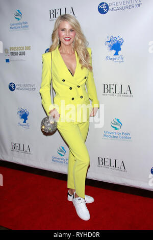 Christie Brinkley at the New YorkÕs Influencer Issue Cover Launch Party at Bagatelle in New York City on March 13, 2019. Credit: Diego Corredor/MediaPunch Stock Photo