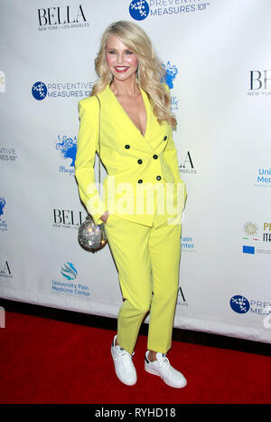 New York, NY, USA. 13th Mar, 2019. Christie Brinkley at Bella the New YorkÕs Influencer Issue Cover Launch Party at Bagatelle in New York City on March 13, 2019. Credit: Diego Corredor/Media Punch/Alamy Live News Stock Photo
