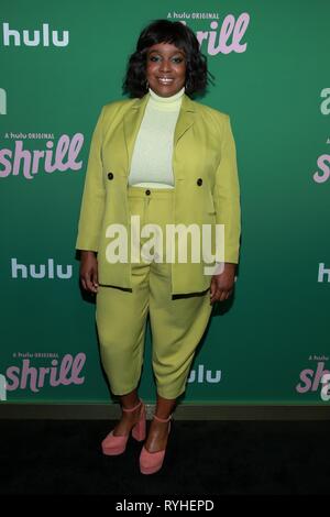 New York, NY, USA. 13th Mar, 2019. Lolly Adefope at arrivals for HULU New Comedy SHRILL Series Premiere, The Walter Reade Theater, New York, NY March 13, 2019. Credit: Jason Mendez/Everett Collection/Alamy Live News