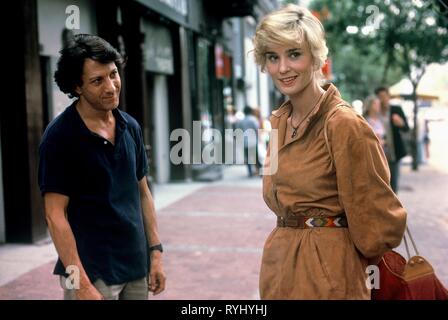 DUSTIN HOFFMAN, JESSICA LANGE, TOOTSIE, 1982 Stock Photo