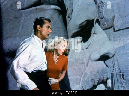 CARY GRANT, EVA MARIE SAINT, NORTH BY NORTHWEST, 1959 Stock Photo