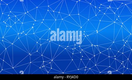 Many abstract triangles, modern vector infographic conception Stock Vector