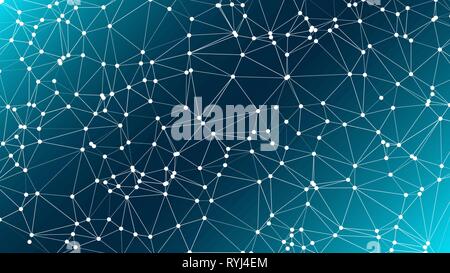 Digital connections graphic vector background, abstract layout Stock Vector