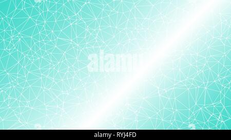 Vector shapes connected many circles and triangles Stock Vector