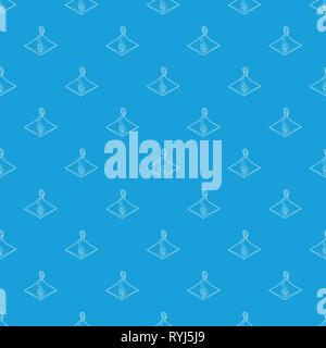 Route pattern vector seamless blue Stock Vector