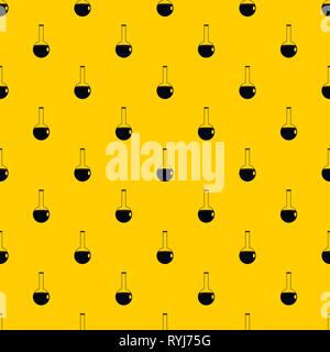 Chemical beaker pattern vector Stock Vector