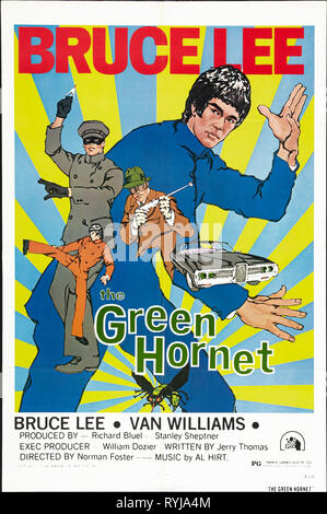 BRUCE LEE POSTER, THE GREEN HORNET, 1966 Stock Photo