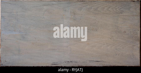 vintage worn multi layered painted oak wood background Stock Photo