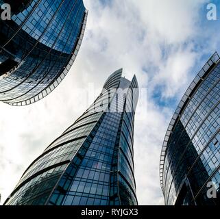 Abstract architectural detail of corporate building suitable as background Stock Photo