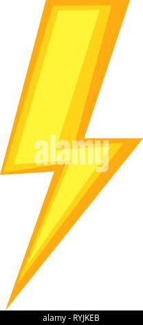 Colorful cartoon energy symbol Stock Vector