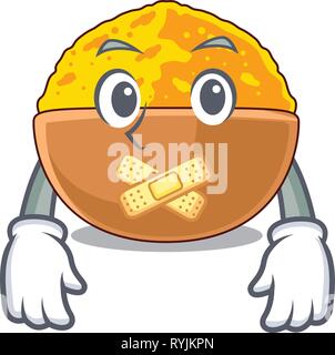 Automotive turmeric powder placed wooden cartoon table Stock Vector