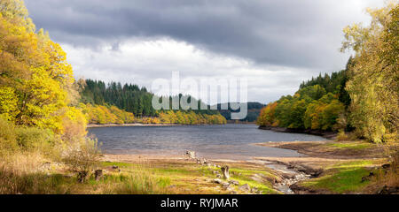 Autumn at Loch Drunkie, near Aberfoyle Stock Photo