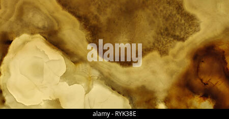 Rare Orange Natural Marble. Honey onyx wall panel. Background texture Stock Photo