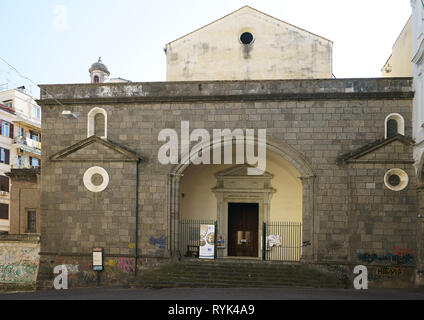 Chiesa Sant'Anna dei Lombardi, Naples, Italy Stock Photo
