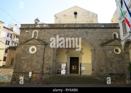 Chiesa Sant'Anna dei Lombardi, Naples, Italy Stock Photo