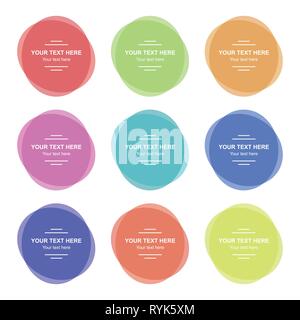 Set of Vector Colorful Banners Stock Vector