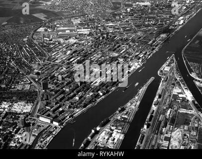 Aerial view, BASF Ludwigshafen, Baden Aniline and Soda ...