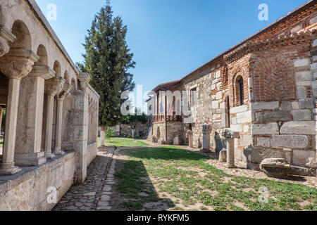 Monastry in the ancient city of Apollonia, Albania Stock Photo