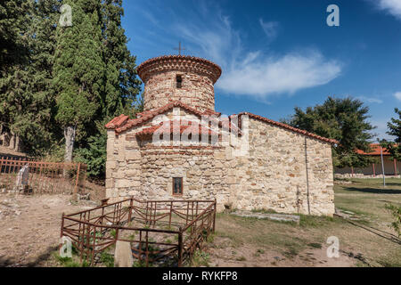 Historical Greek Orthodox monastery of Zvernec near Vlore, Albania Stock Photo