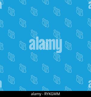 Route 66 pattern vector seamless blue Stock Vector