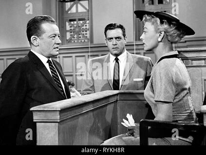 TALMAN,BURR, PERRY MASON, 1957 Stock Photo