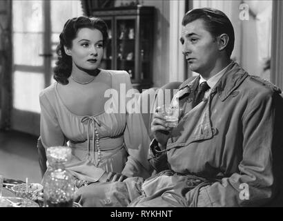 FLEMING,MITCHUM, OUT OF THE PAST, 1947 Stock Photo