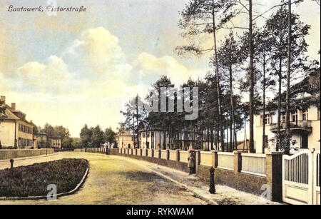 Buildings in Landkreis Bautzen, Lauta, Cultural heritage monuments in Lauta, 1921, Landkreis Bautzen, Lautawerk, Pistorstraße, Germany Stock Photo