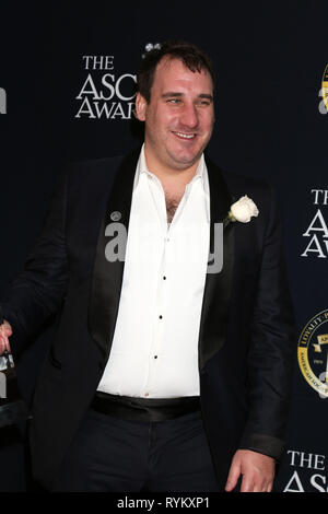 33rd Annual American Society Of Cinematographers Awards at the Dolby Ballroom in Los Angeles, California.  Featuring: James Friend Where: Los Angeles, California, United States When: 09 Feb 2019 Credit: Nicky Nelson/WENN.com Stock Photo